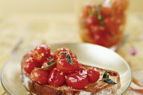 Roasted Grape Tomatoes and Garlic in Olive Oil