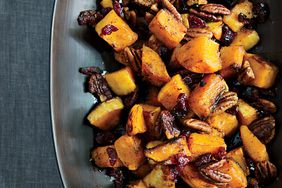 Roasted Butternut Squash with Spiced Pecans