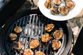 Grilling figs after a foraging trip in Puglia