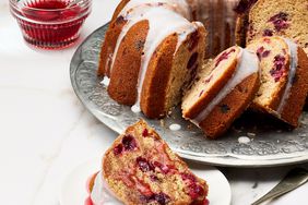 Buttermilk Brown Sugar Bundt Cake with Cranberry