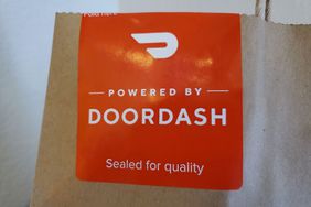 A Doordash delivery bag