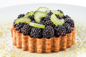 Francois Perret Ritz Paris Wild Blackberry Tart with Celery