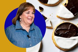 Ina Garten and black and white cookies