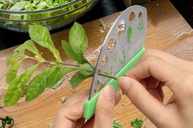 Amazon Luxiv Herb Stripper 9 holes, Stainless Steel Kitchen Herb Leaf Stripping Tool