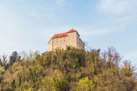 Rajhenburg Castle in Brestanica, Slovenia