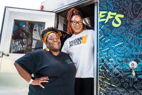 Rheema Calloway and Ronnishia Johnson of the Vegan Hood Chefs food truck