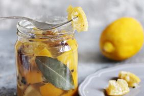A jar of preserved lemons