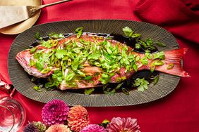 Whole Fish Drizzled with Hot Ginger-Scallion Oil